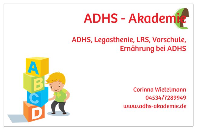 Legasthenietraining, LRS Training, ADHS Coaching 